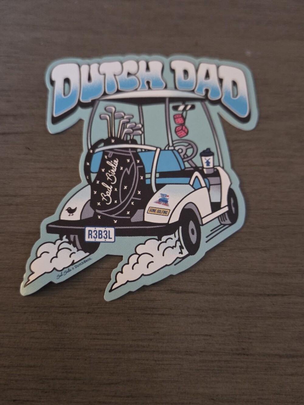 Dutch Bros Father's day sticker 2026
